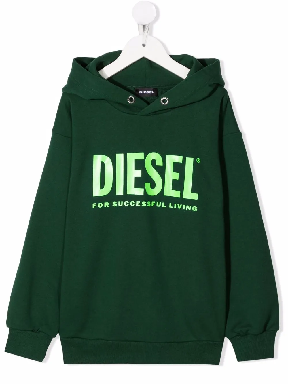 

Худи с логотипом Diesel Kids, зеленый