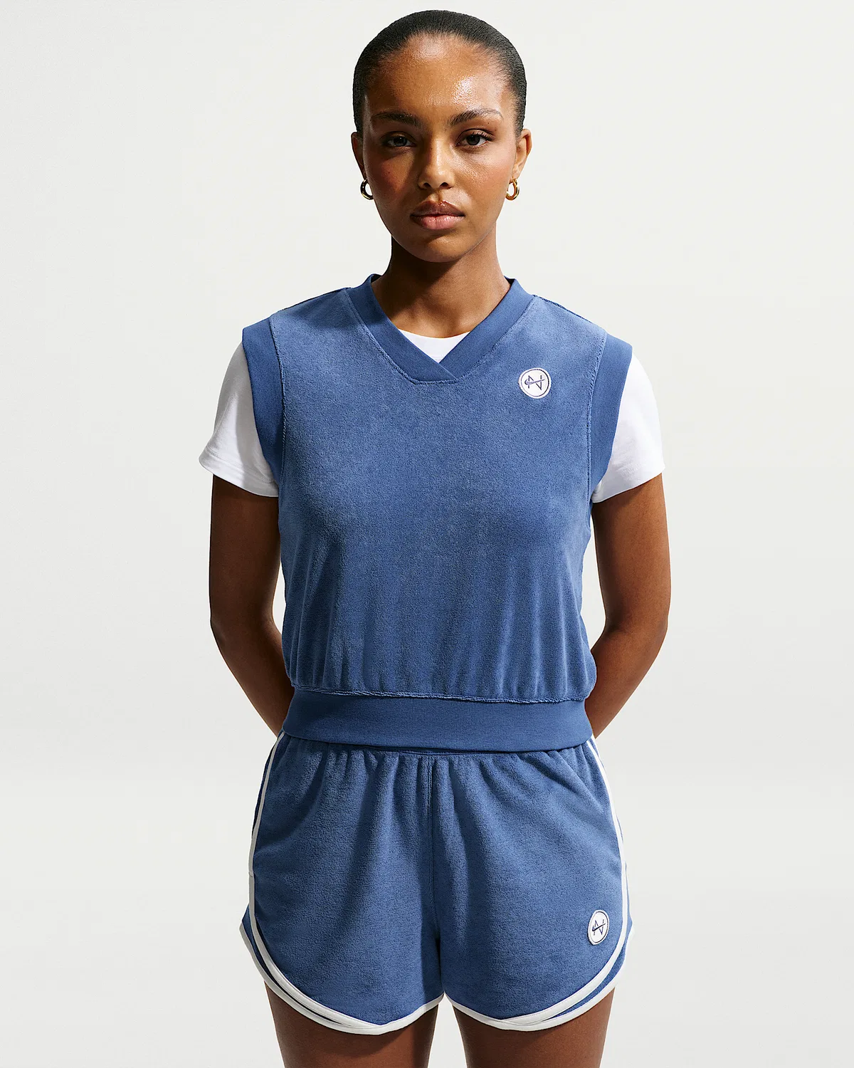 Женский топ Nike Sportswear Chill Terry, Mystic Navy