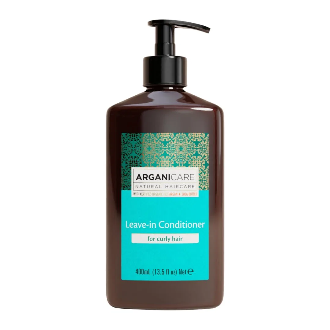 Несмываемый кондиционер для волос «Aloe Vera Moisture & Care Shine & Combability» от Arganicare, 400 мл Arganicare, For Curly Hair - 400Ml