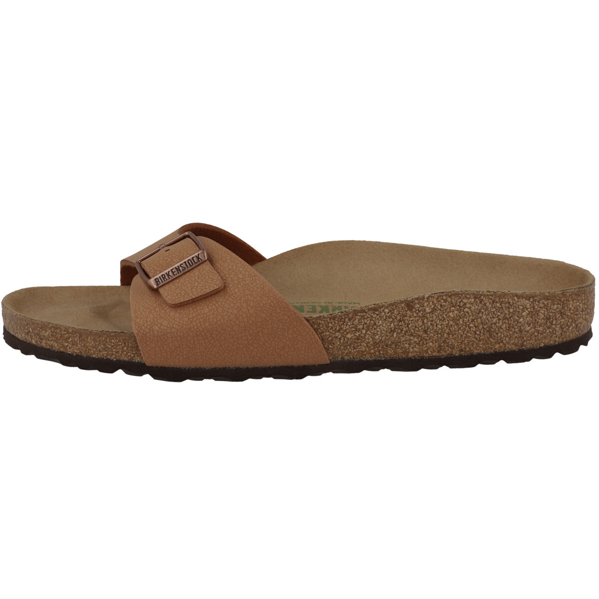 

Мюли Birkenstock Pantolette Madrid Birko Flor Nubuk schmal, коричневый
