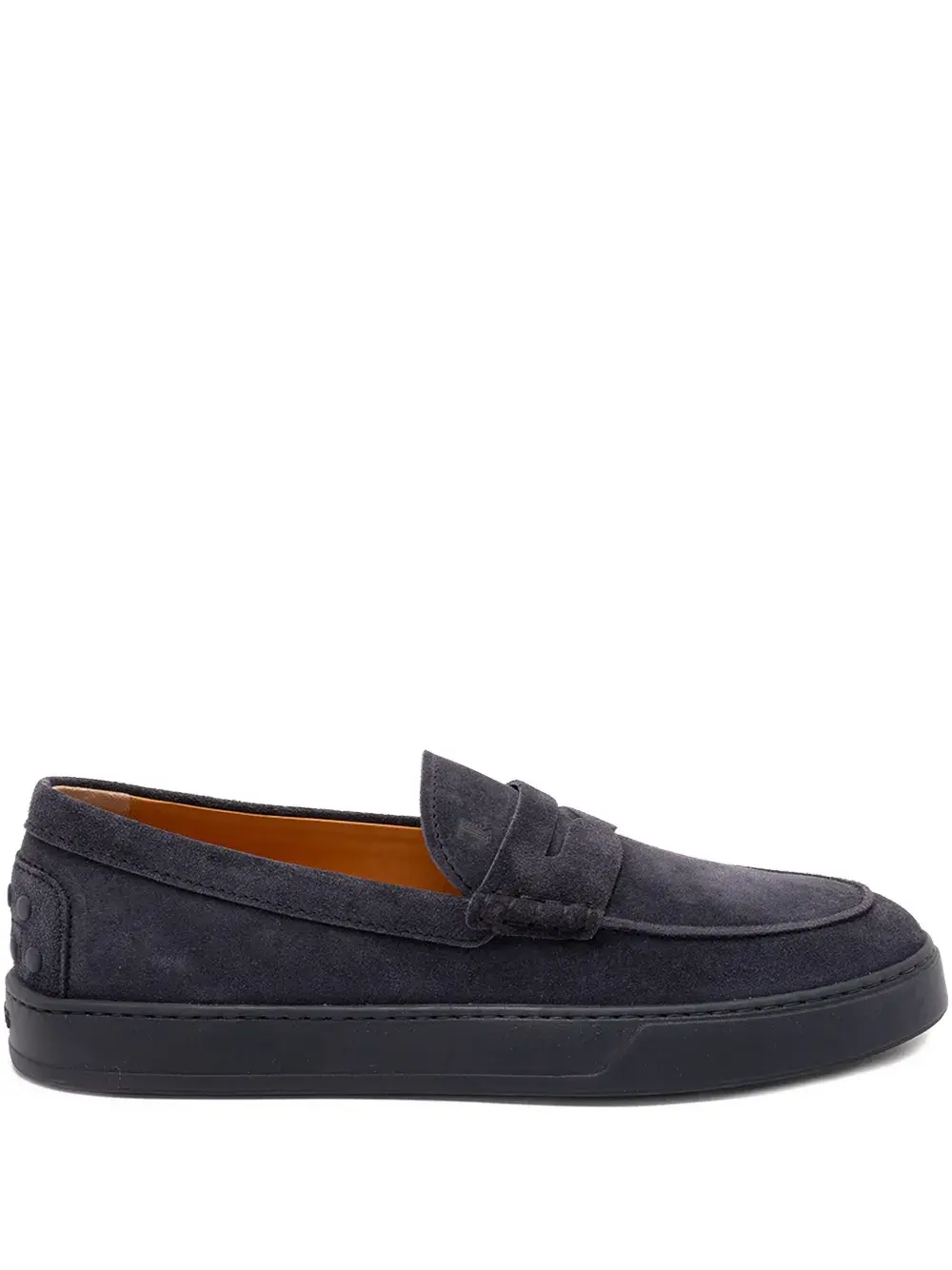 Кожаные лоферы пенни Tod'S, синий