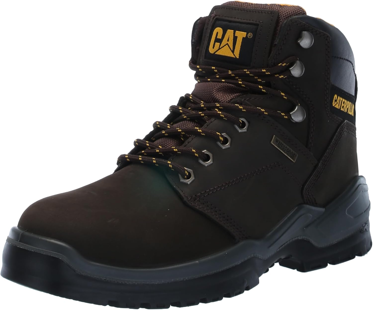 

Мужские водонепроницаемые ботинки CAT Striver со стальным носком, коричневый