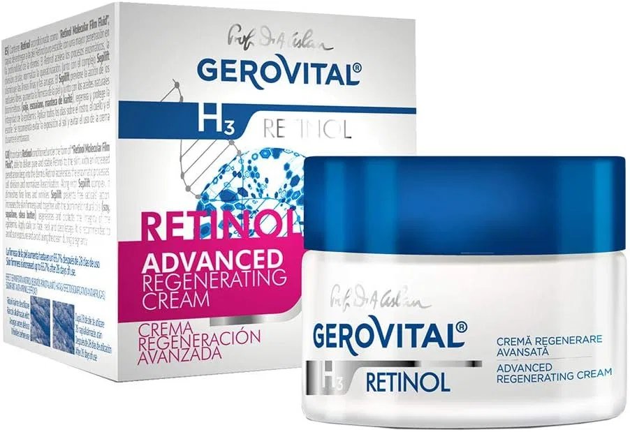 Крем для лица Gerovital — Дневной с ретинолом Gelobital H3 Retinol Advanced Regenerie Cream, 50 мл
