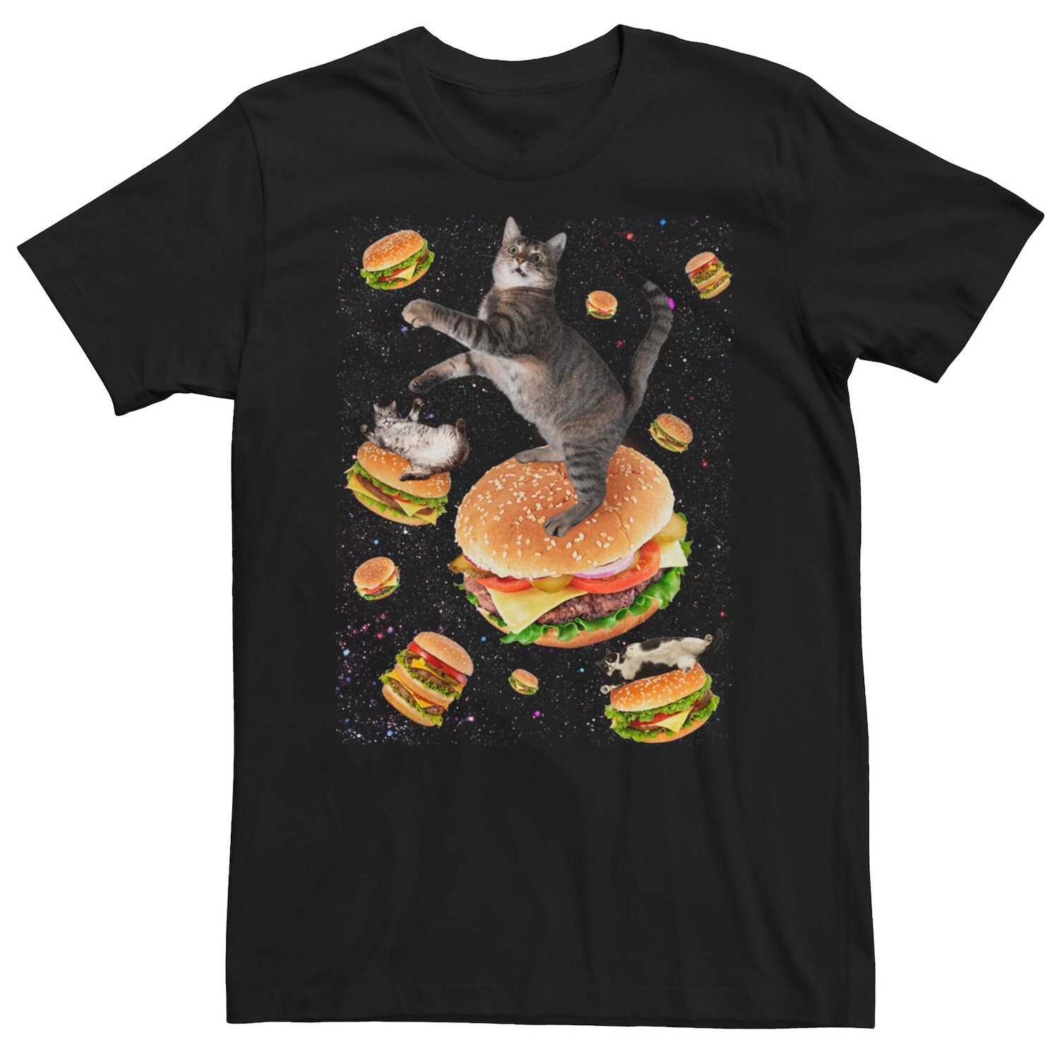 

Мужская футболка Kitty с гамбургером Licensed Character