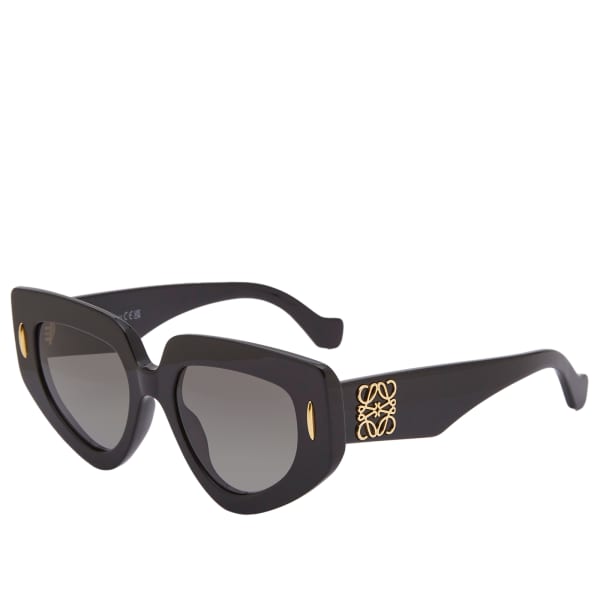 

Большие солнцезащитные очки «кошачий глаз» Loewe Eyewear, черный