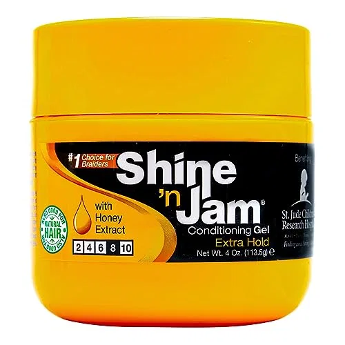 Кондиционирующий гель Ampro Extra Hold Shine'N Jam, 4 унции Shine 'N Jam
