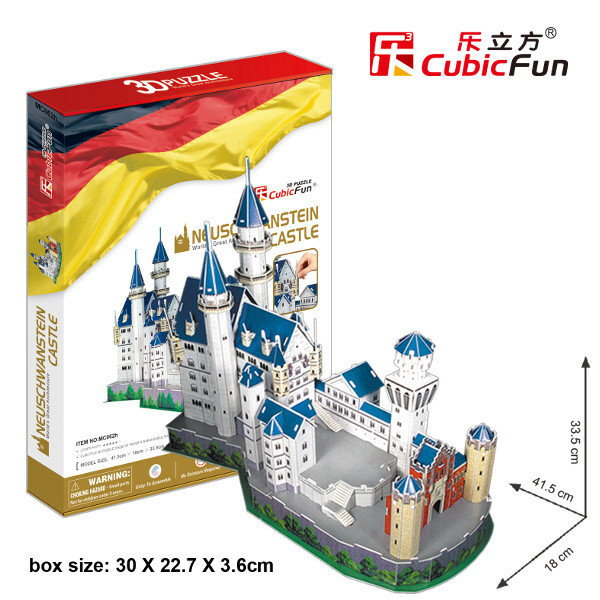 

Пазл Cubic Fun, Замок Нойшванштайн 3D