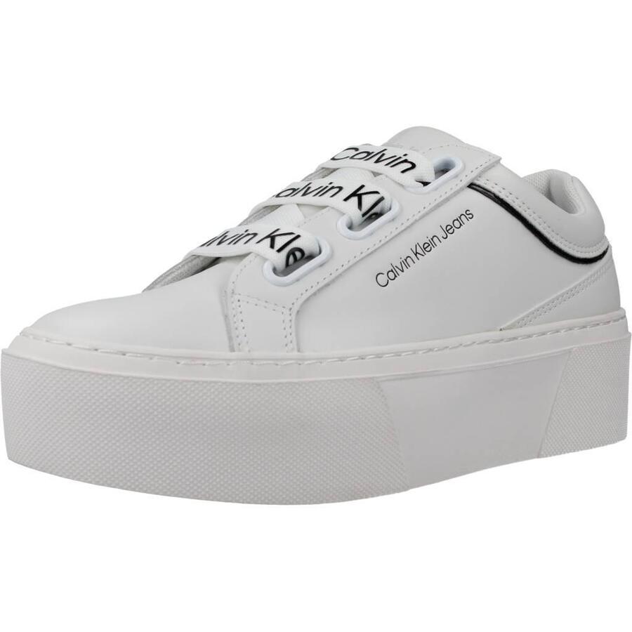 Кроссовки Calvin Klein модель Flatform Low цвет белый
