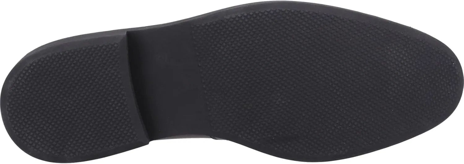 Мужские кожаные лоферы Hush Puppies Knox шоколадного цвета — фото 2