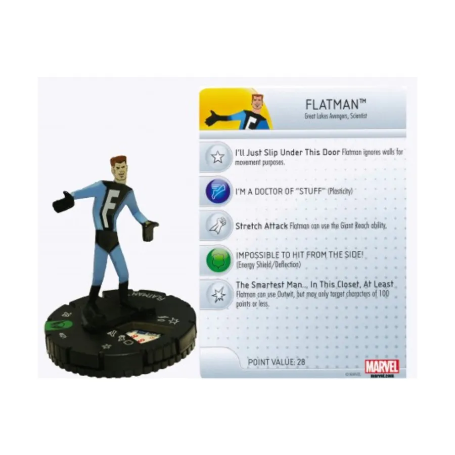 

Флэтман (Ю), Marvel HeroClix - Wolverine and the X-Men - Singles