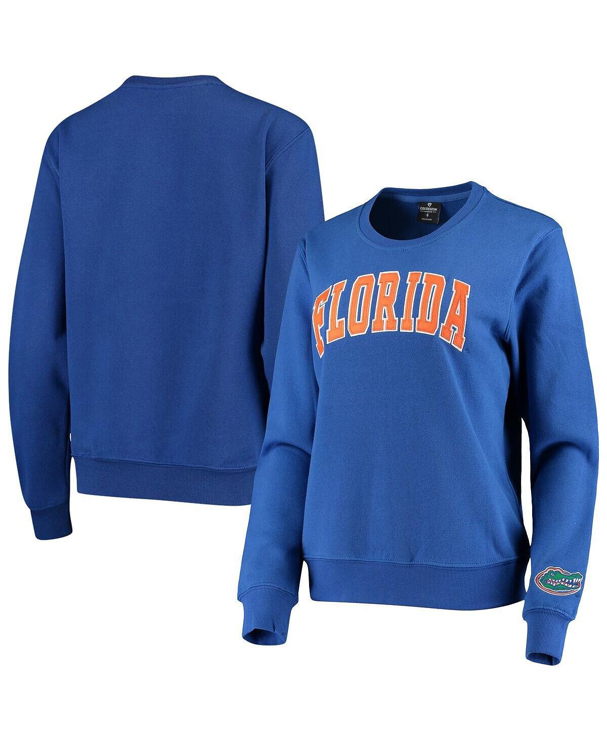 

Женский пуловер-свитшот Royal Florida Gators Campanile Colosseum