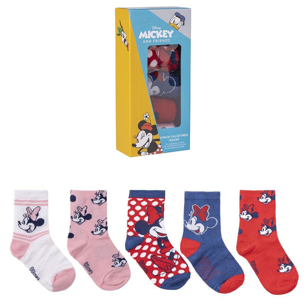 

Носки Cerda Group Minnie Half 5 Units, разноцветный