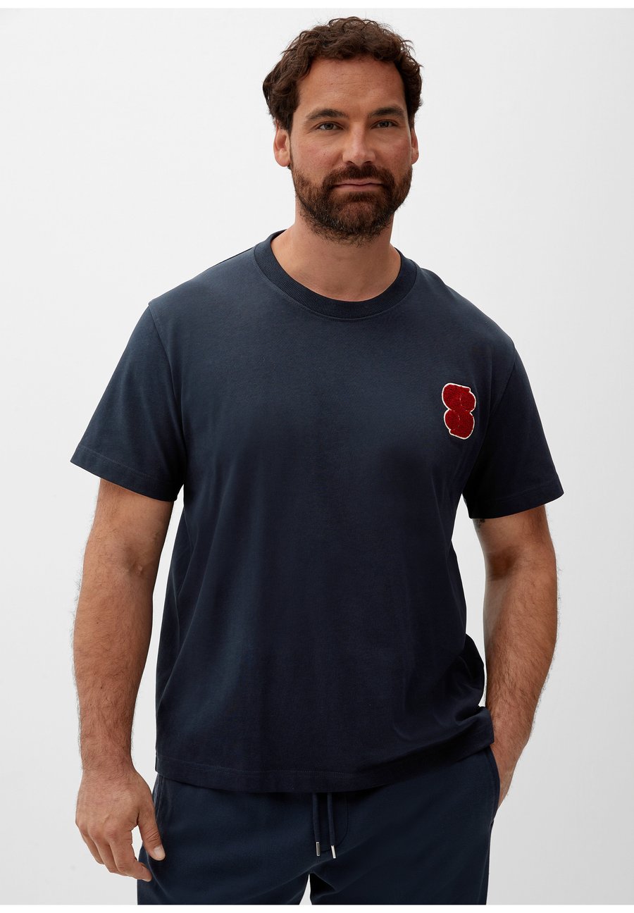 

Футболка s.Oliver Print T-shirt, Navy/Blue, Синий, Футболка s.Oliver Print T-shirt, Navy/Blue