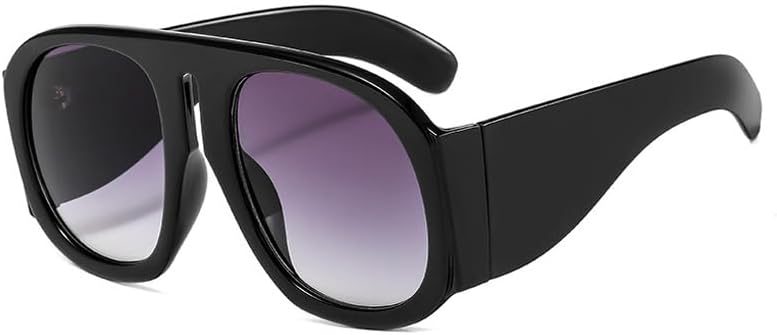 

Модные солнцезащитные очки для женщин, винтажные очки в стиле стимпанк, солнцезащитные очки для мужчин, ретро-панк, защита от УФ-излучения UV400 VVTWSSW, C1 Black-gray