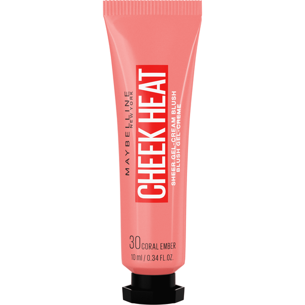 

Румяна 30 коралловый уголь, 10 мл Maybelline New York Cheek heat, цвет 30 coral ember