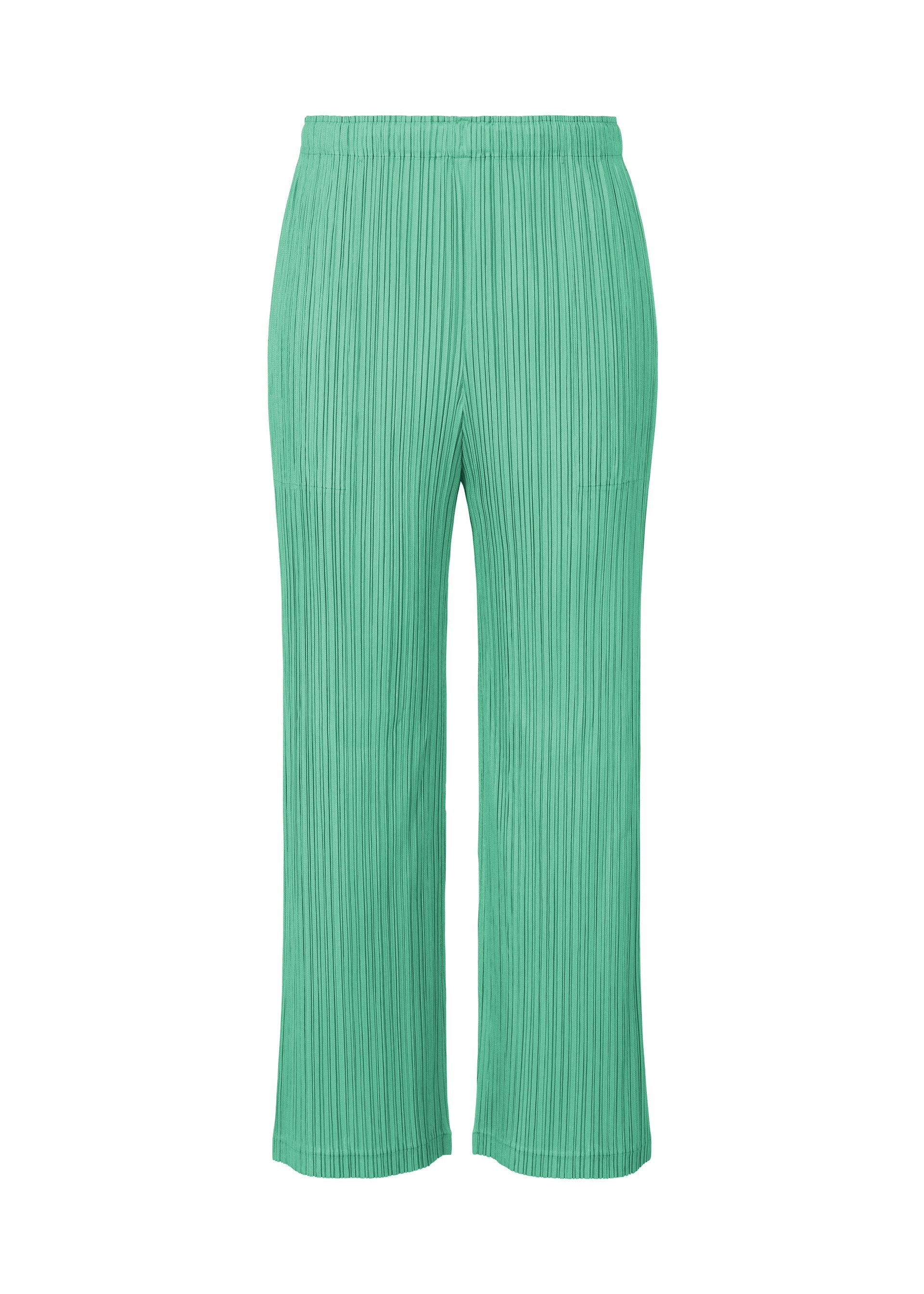 

Брюки thicker bottoms 2 Pleats Please Issey Miyake, зеленый