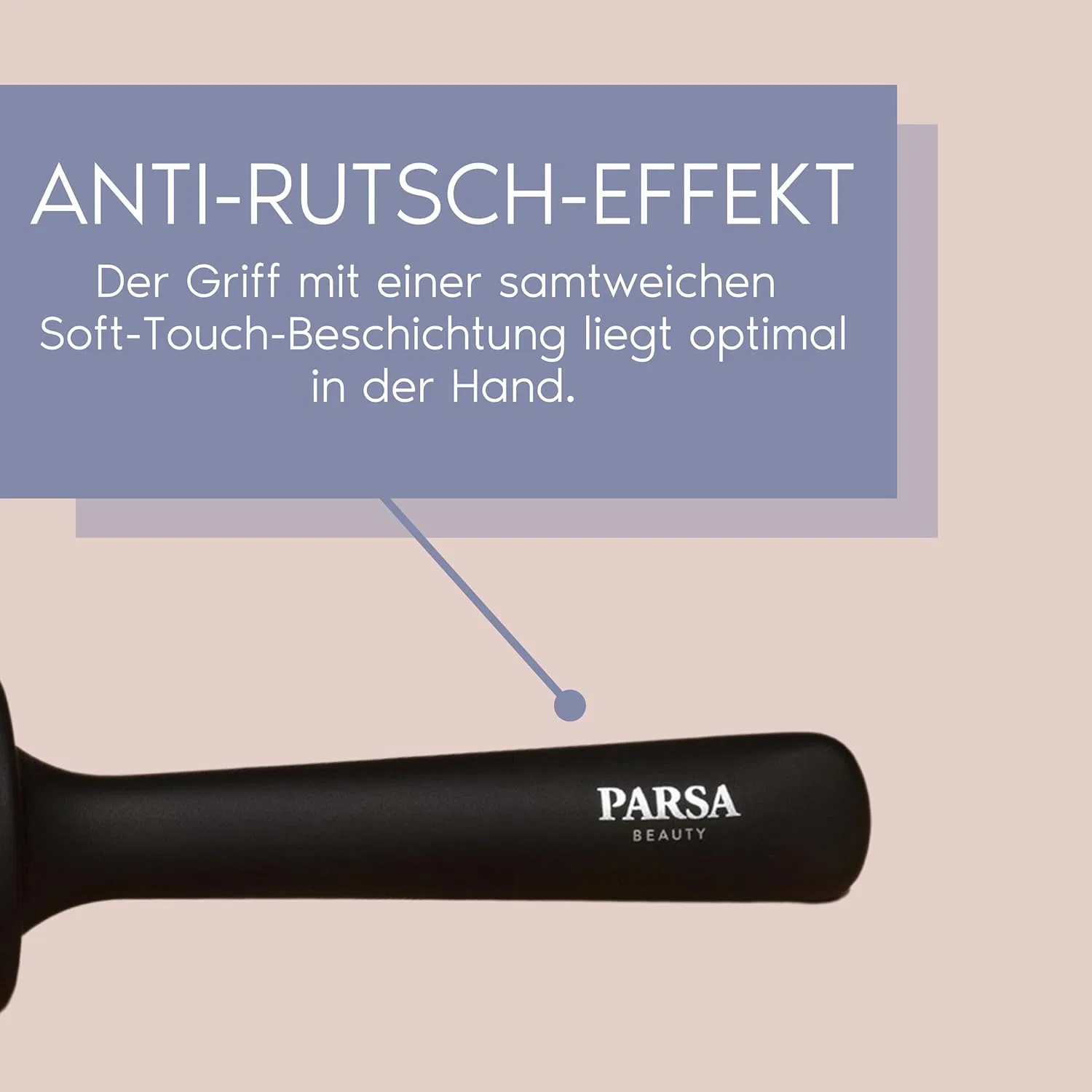 Круглая щетка для укладки волос «Professional Active Ingredient Lotus + Zinc» 44 мм от PARSA Beauty Parsa Beauty — фото 4