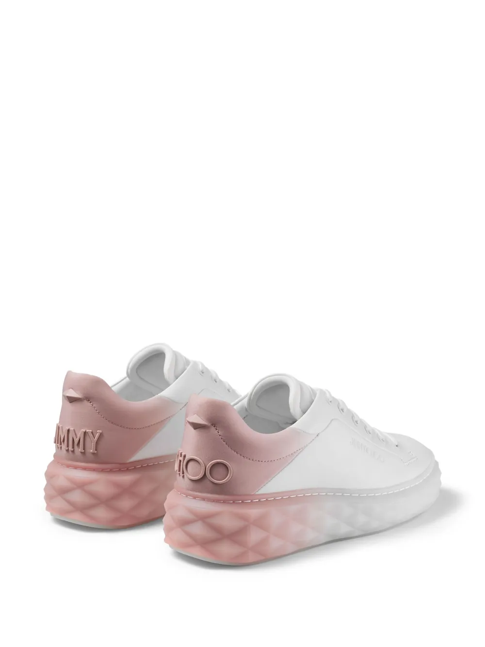 Кроссовки Diamond Maxi JIMMY CHOO, белый — фото 3