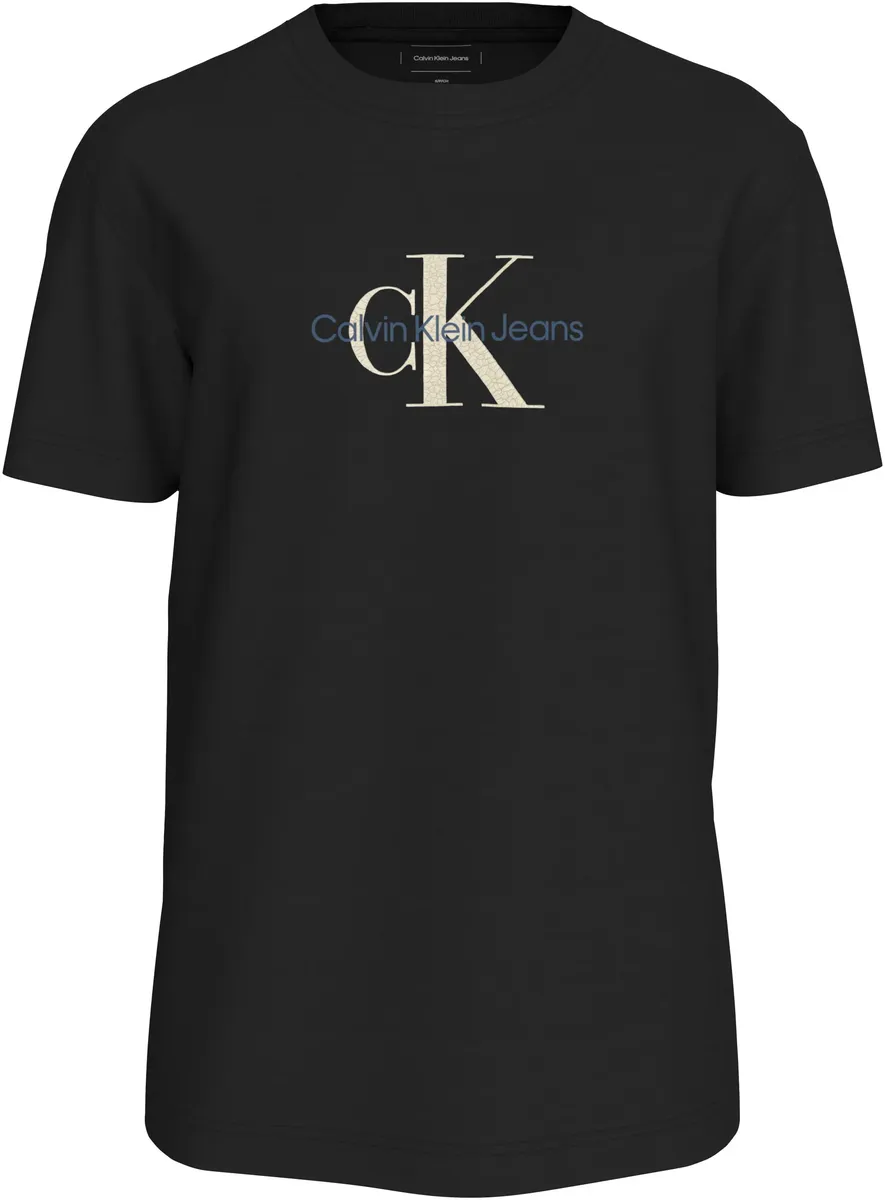 

Футболка Calvin Klein Jeans "DISTRESSED MONOLOGO TEE" с принтом логотипа, черный