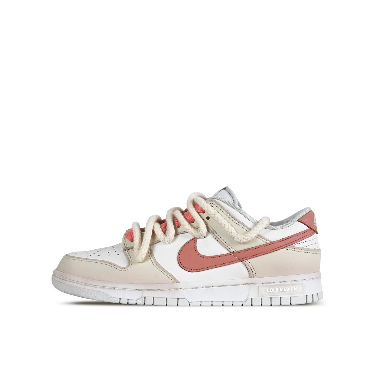 

Кроссовки Nike Dunk Skateboarding Shoes Unisex Low-top Pink/Beige, розовый