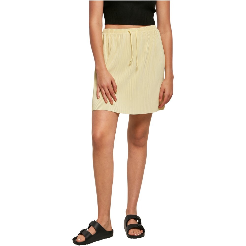 

Юбка Urban Classics Plisse Low Waist Mini, желтый
