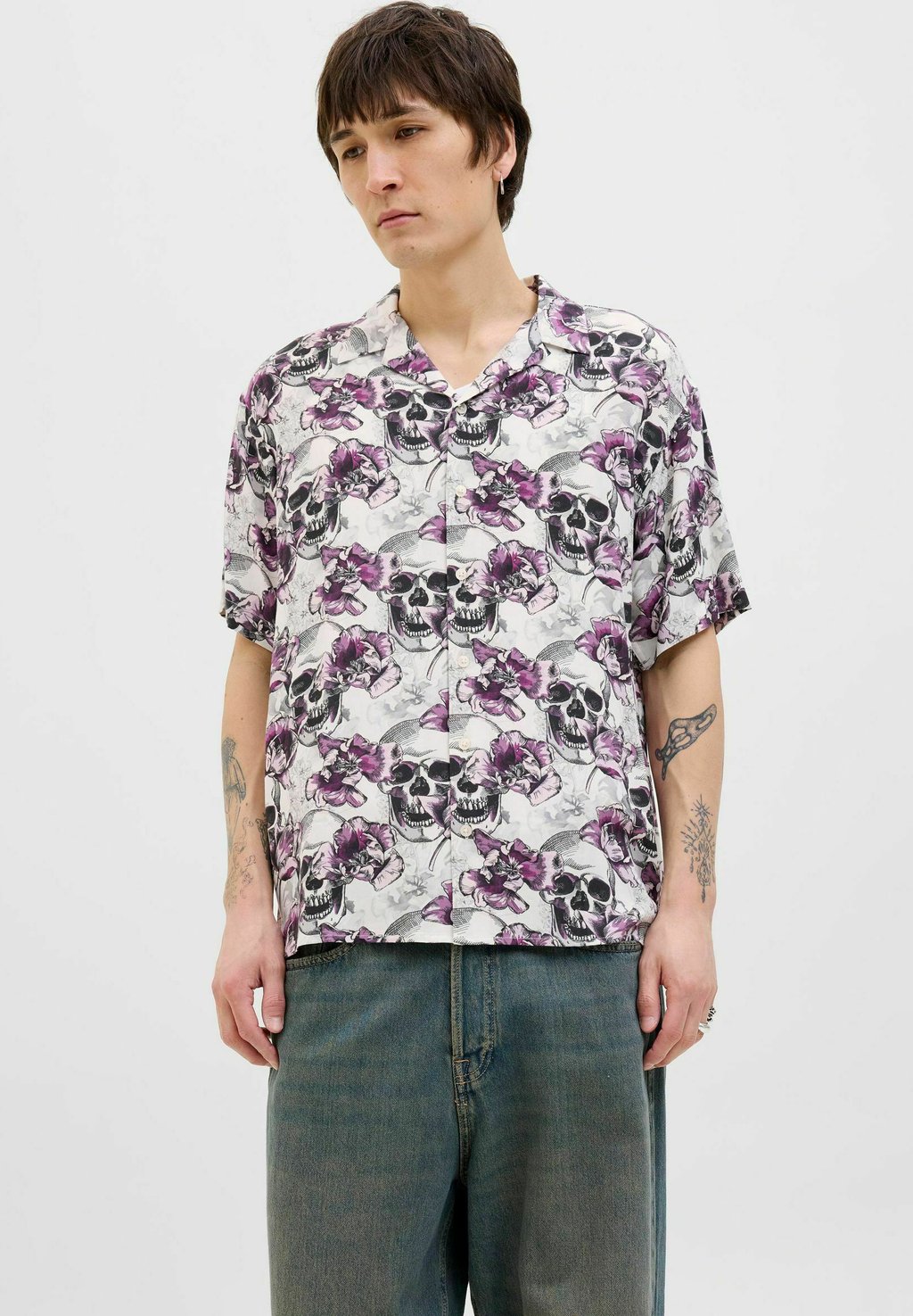 

Рубашка RELAXED FIT Jack & Jones, фиолетовый