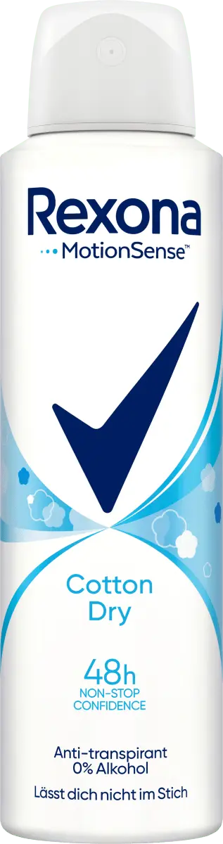 

Антитранспирант Деоспрей хлопок сухой 150мл Rexona