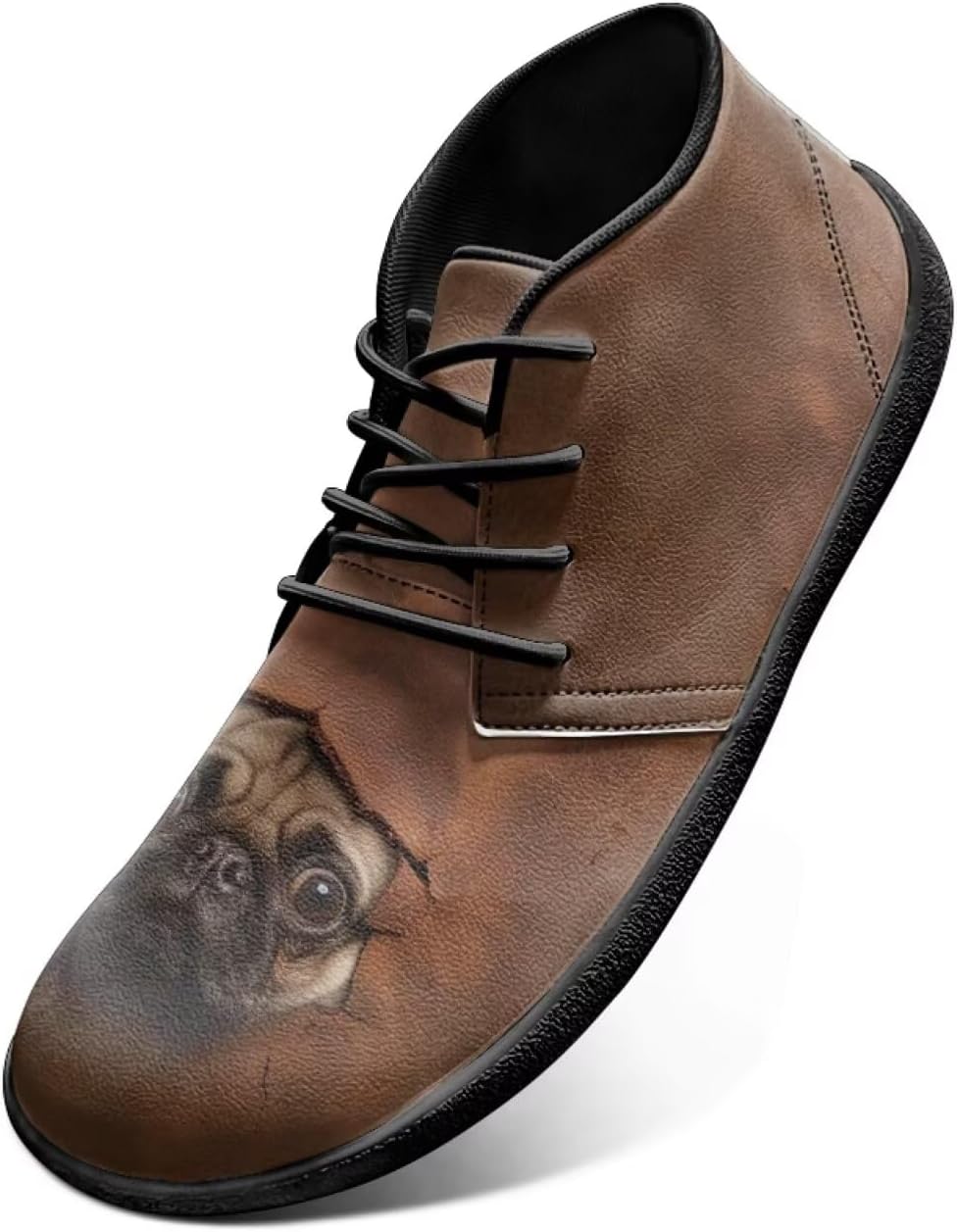 

Кроссовки для бега по шоссе, нескользящие, спортивные кроссовки для собак, удобные, унисекс, широкие, для мужчин и женщин, с нулевым перепадом высоты подошвы Chririnla, Bulldog Face