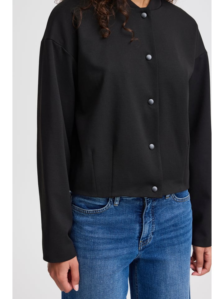 

Куртка свободного кроя IXKATE черного цвета ICHI