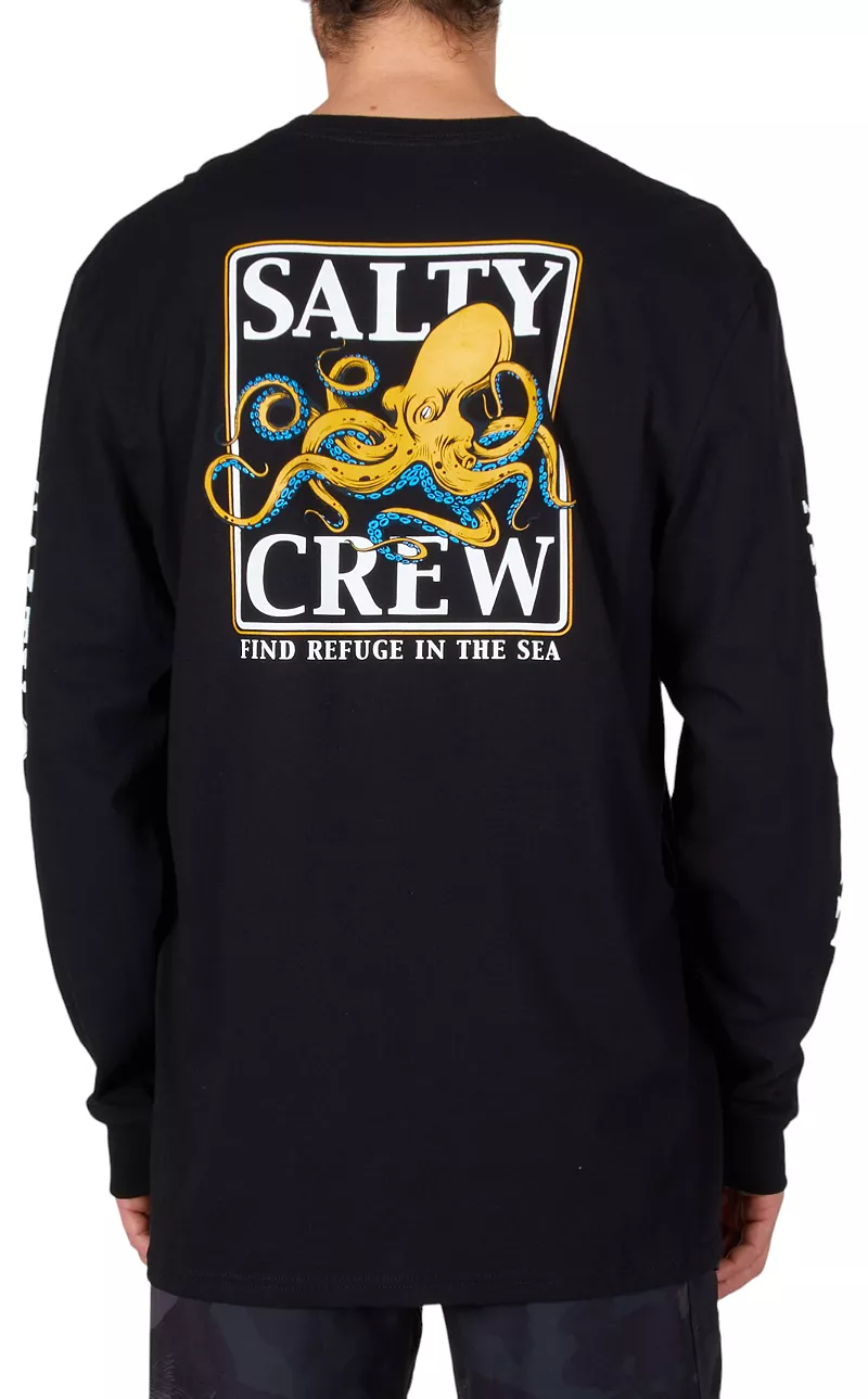 

Мужская рубашка с длинным рукавом Salty Crew Ink Slinger Standard, черный