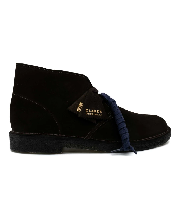 

Сапоги дезерты замшевые туфли Clarks, коричневый