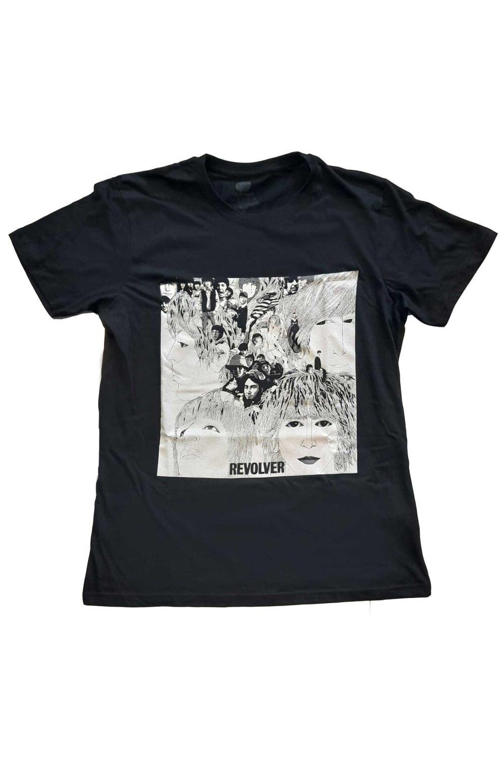 

Хлопковая футболка Revolver Album The Beatles, черный