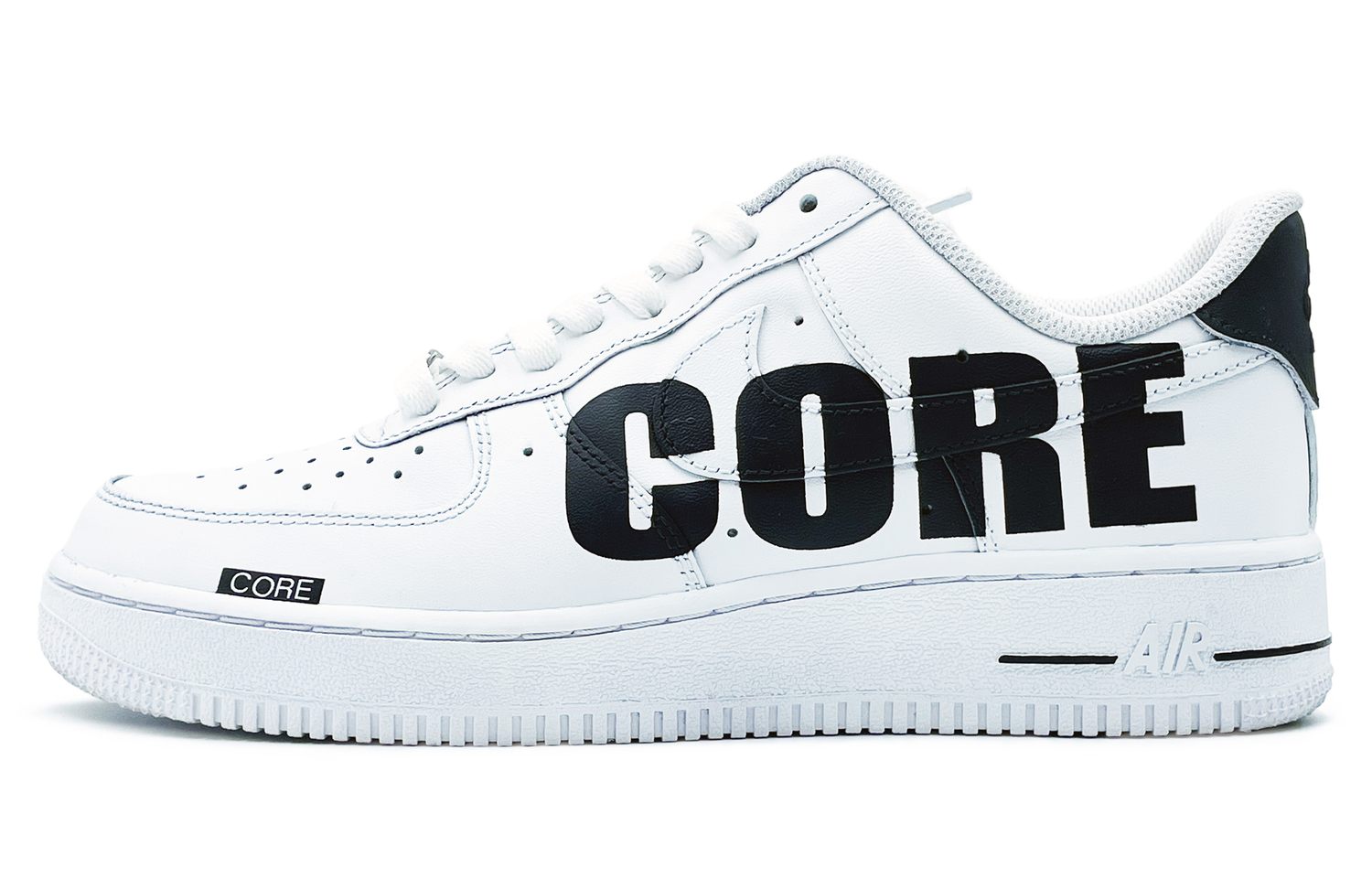 

Air Force 1 износостойкие и легкие низкие скейтборд кроссовки Unisex Nike, черный/белый