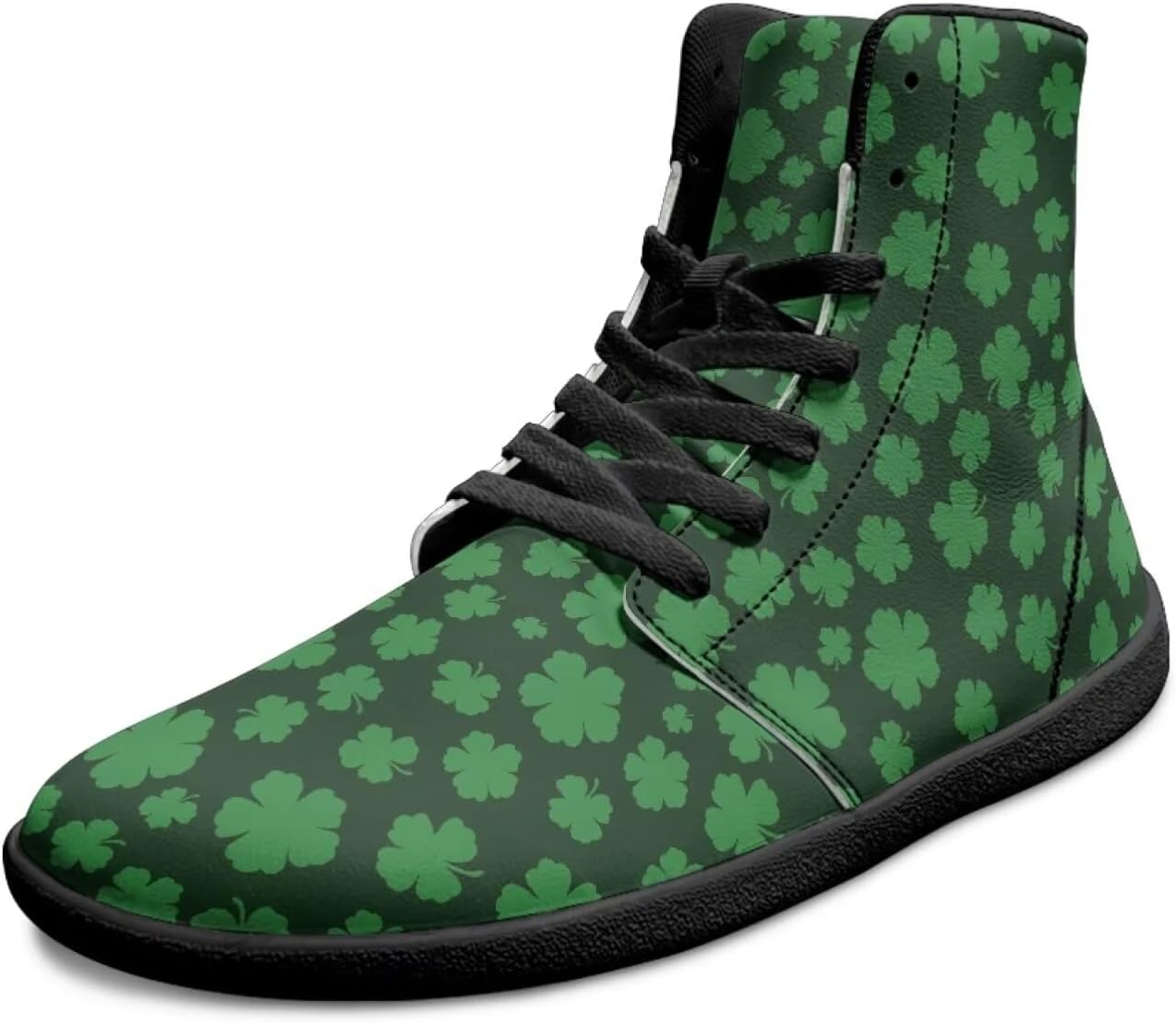 

Мужские Босоножки с Высокой Пяткой и Широким Носком с Нулевым Каблуком, Противоскользящие Кружевные Ботинки до Щиколотки для Ходьбы Xixirimido, зеленый