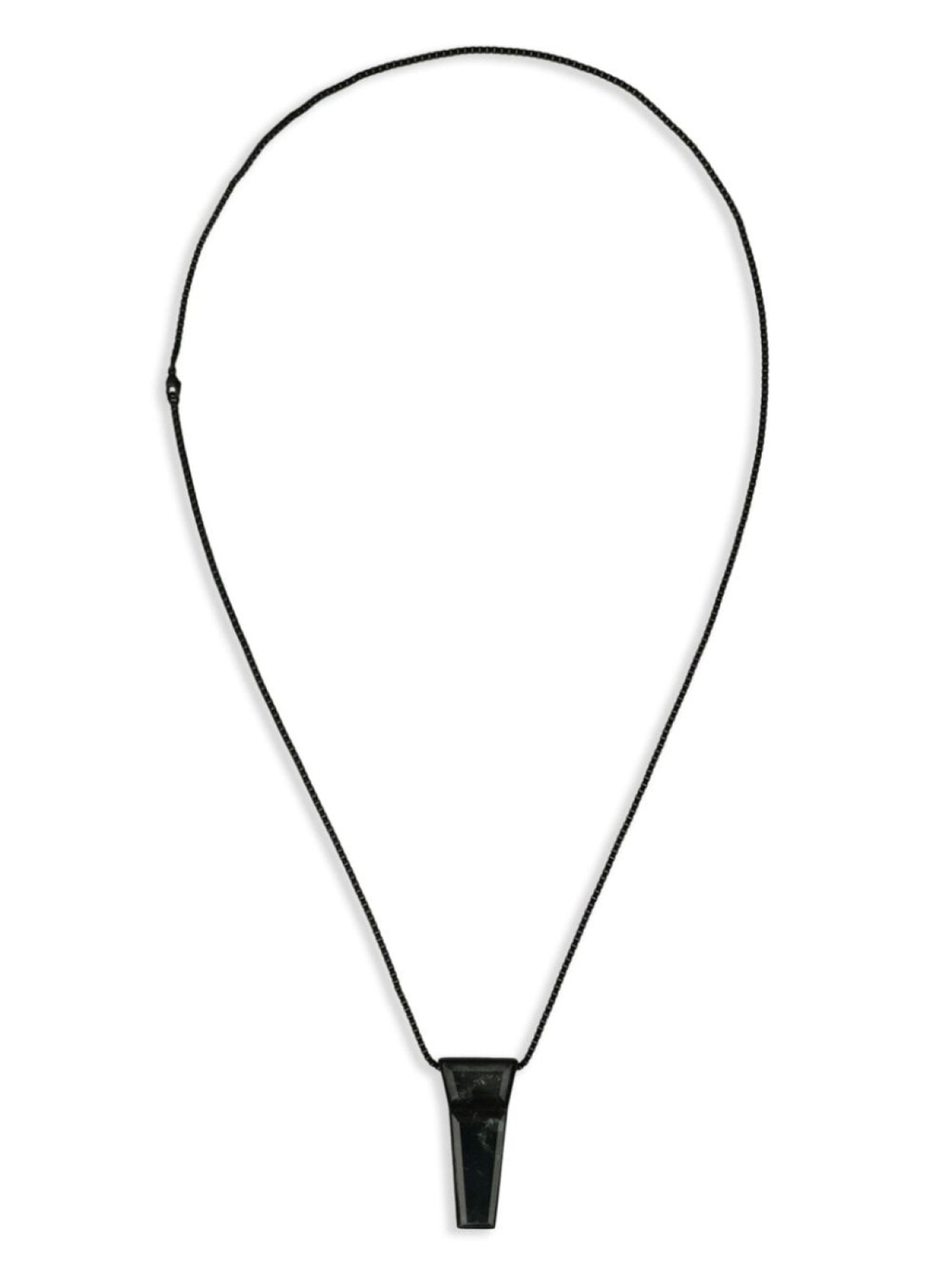 

Колье Crystal Trunk с подвеской Rick Owens, черный