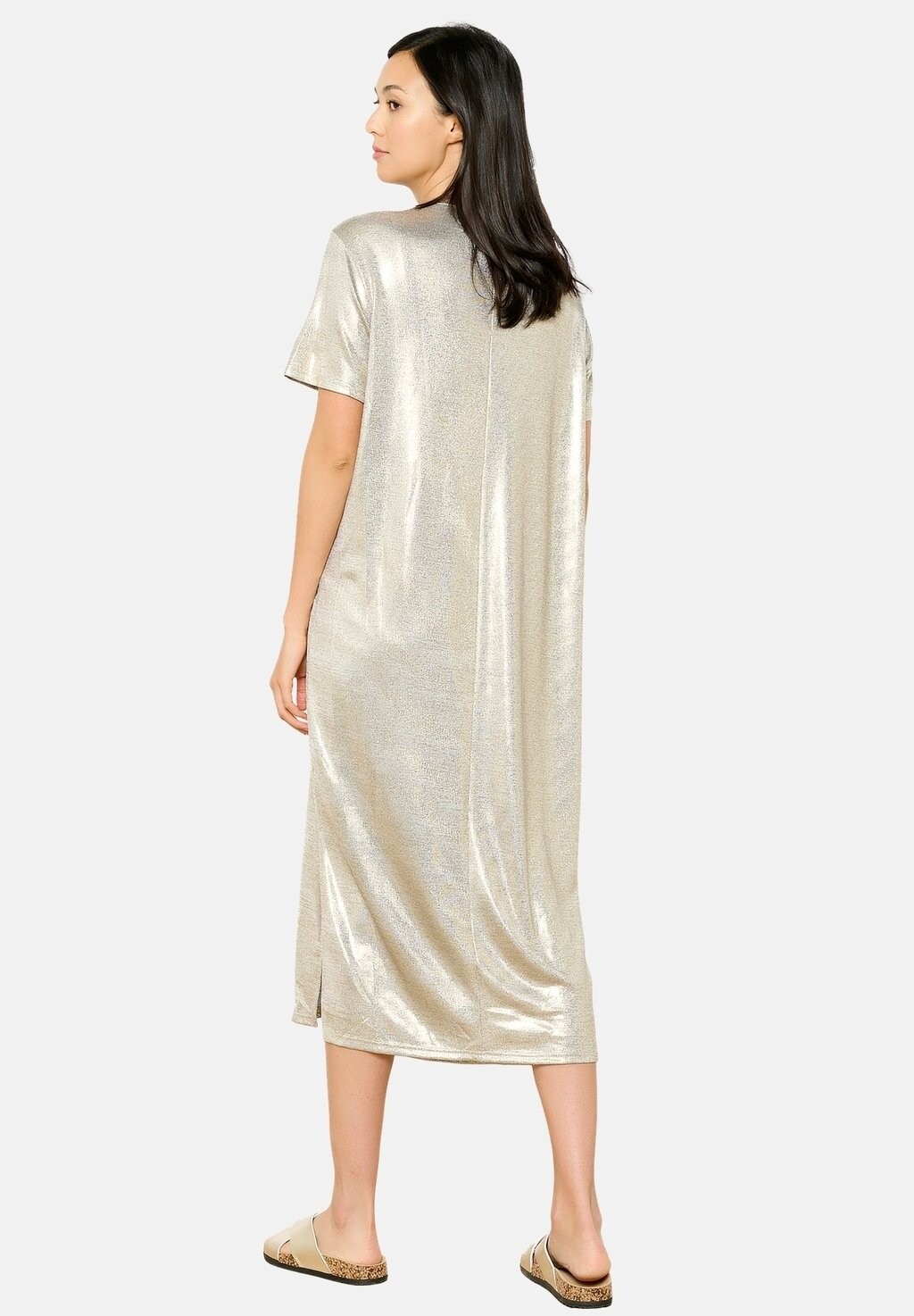 

Дневное платье METALLIC LolaLiza, бежевый