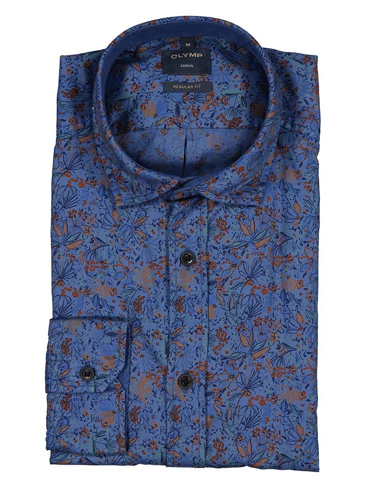 

Рубашка OLYMP Hemd Casual - Regular fit -, синий