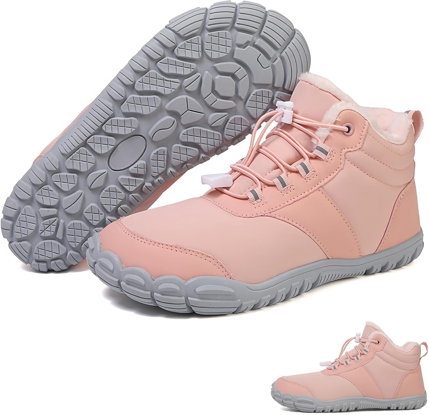 

Зимние ботинки для походов, зимние туристические ботинки, зимняя походная обувь, зимние ботинки с нулевым перепадом для женщин и мужчин Levdro, C-4 Men 6/8 Women