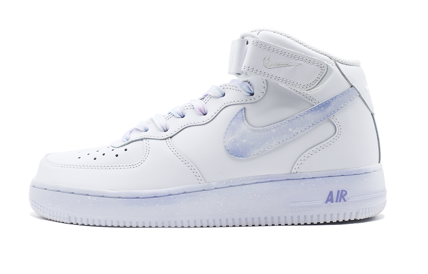 

Nike Кроссовки для скейтбординга Air Force 1 Icy Rain Mid Top, мужские, сине-белые