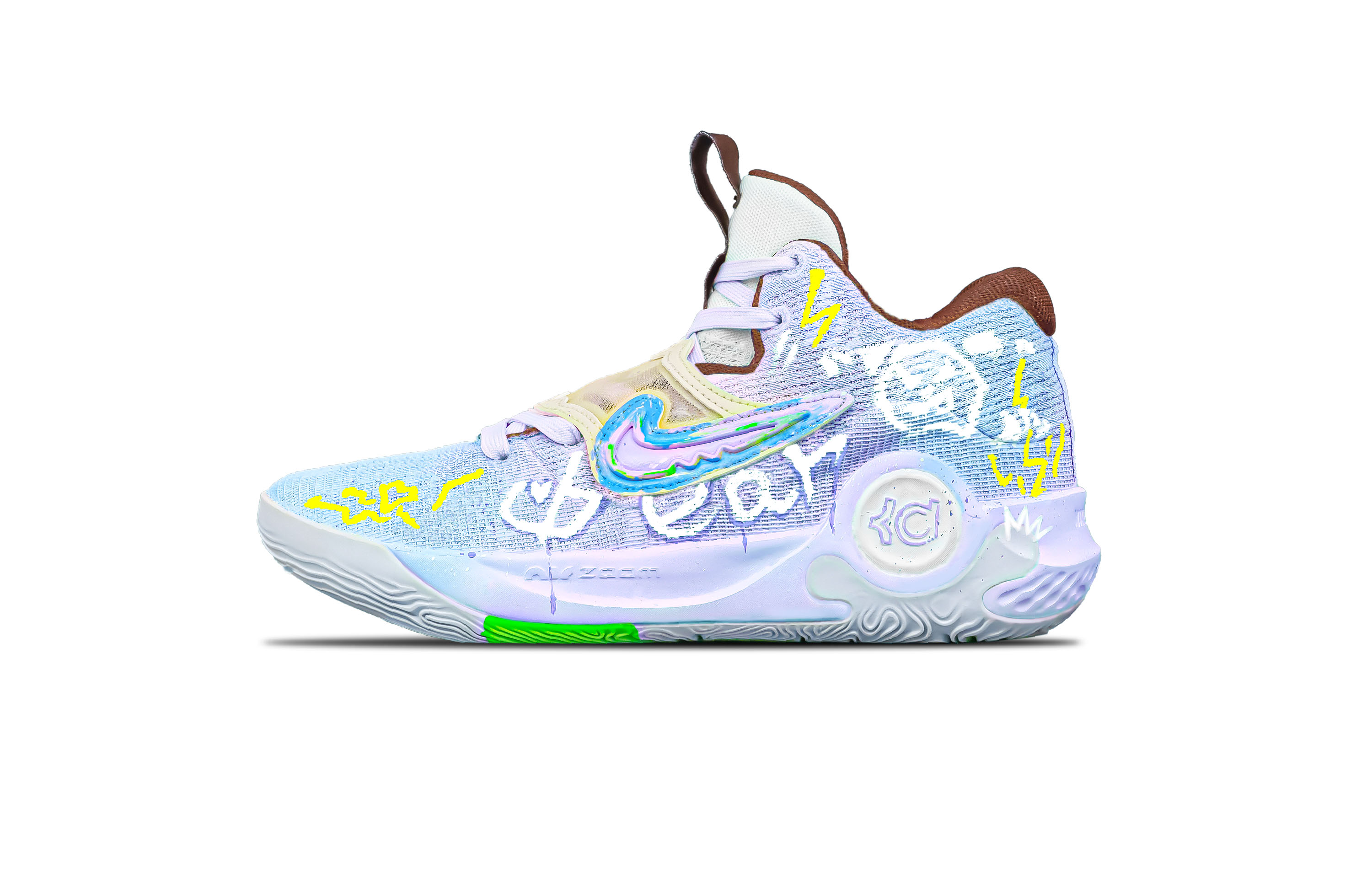 

Nike Баскетбольные кроссовки KD Trey 5 Dreamy Storm Mid Top, мужские, синие