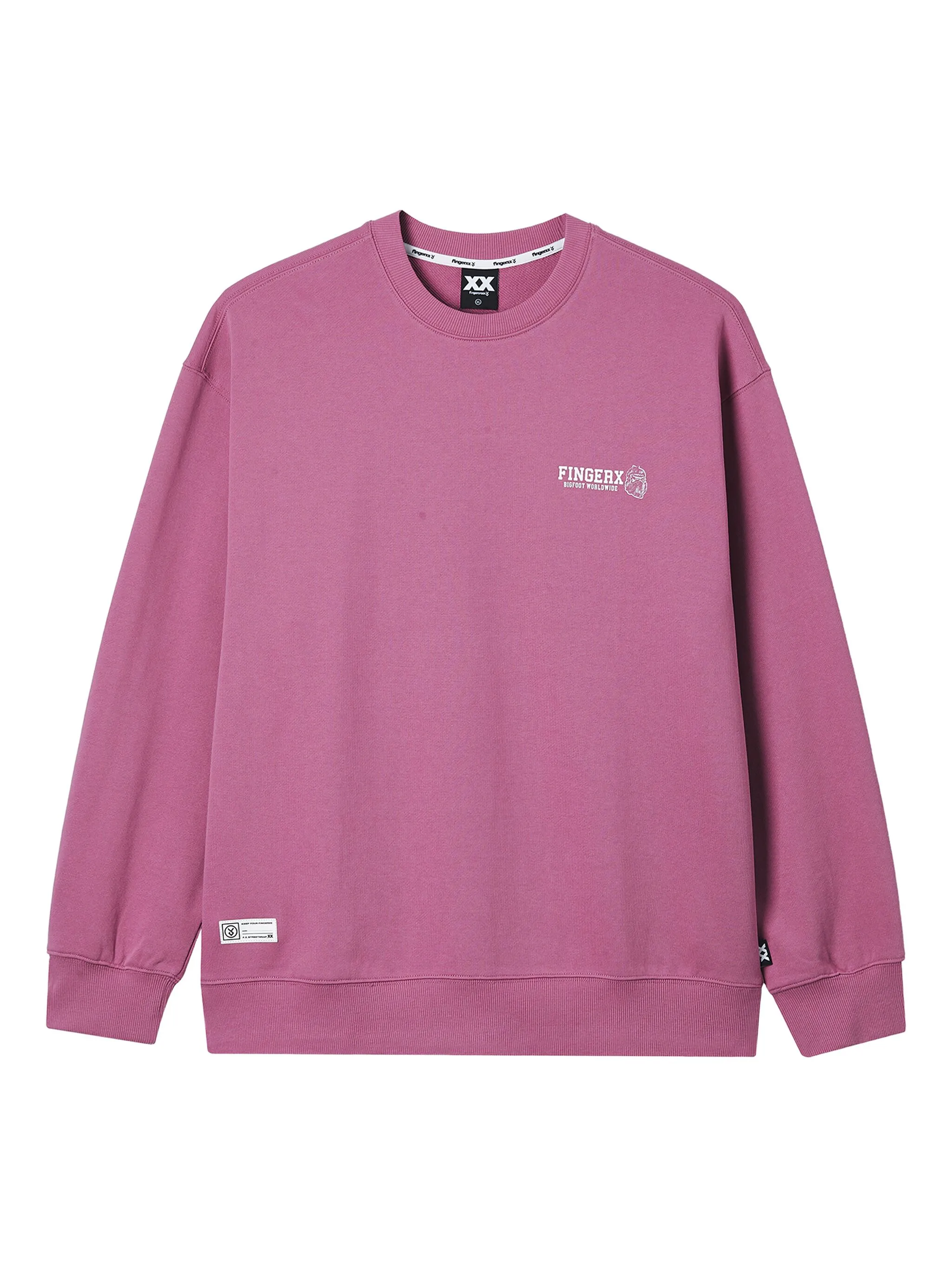 

Толстовка с графичным принтом Fingercroxx, розовый