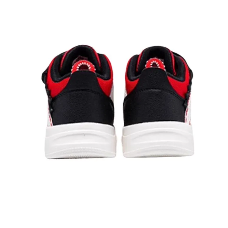 XTEP Детские кроссовки мид-топ из искусственной кожи Sail White Black Top Scorer Red — фото 2