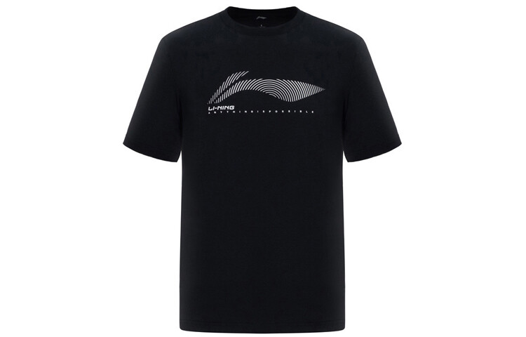 

Футболка мужская черная Lining, черный