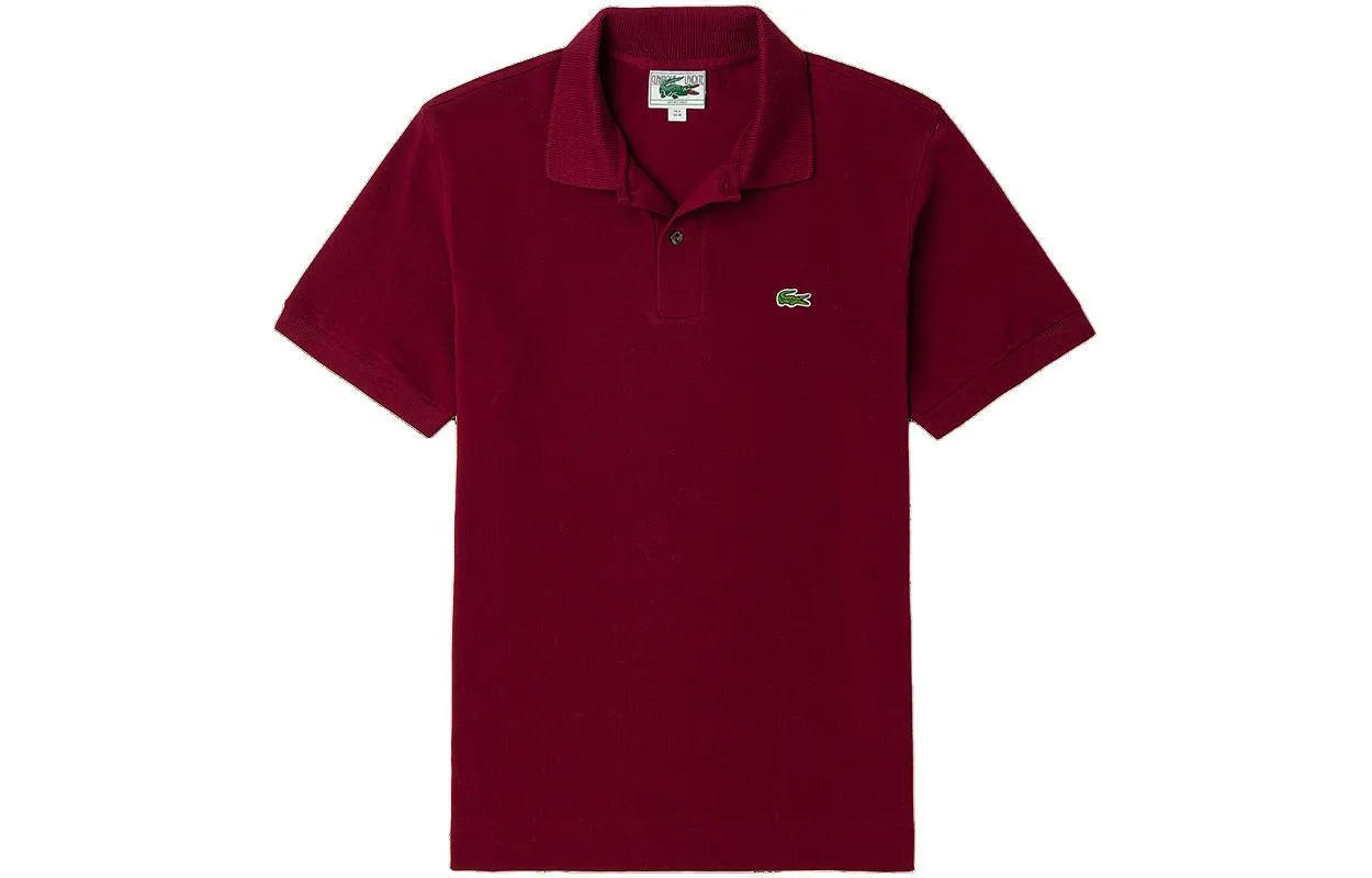 Футболка-поло Lacoste мужская, с воротником, темно-синий — фото 3