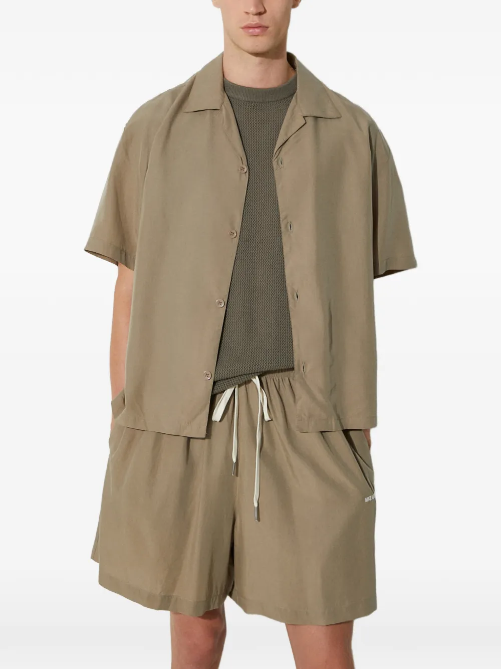 

Рубашка для отпуска с коротким рукавом Mki Miyuki Zoku, бежевый