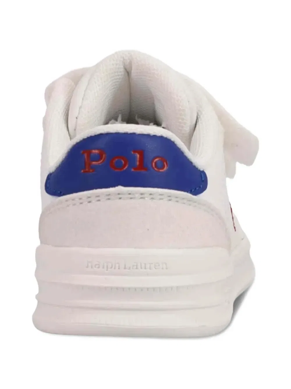Кроссовки с ремешком на липучке Polo Ralph Lauren Kids, белый — фото 3