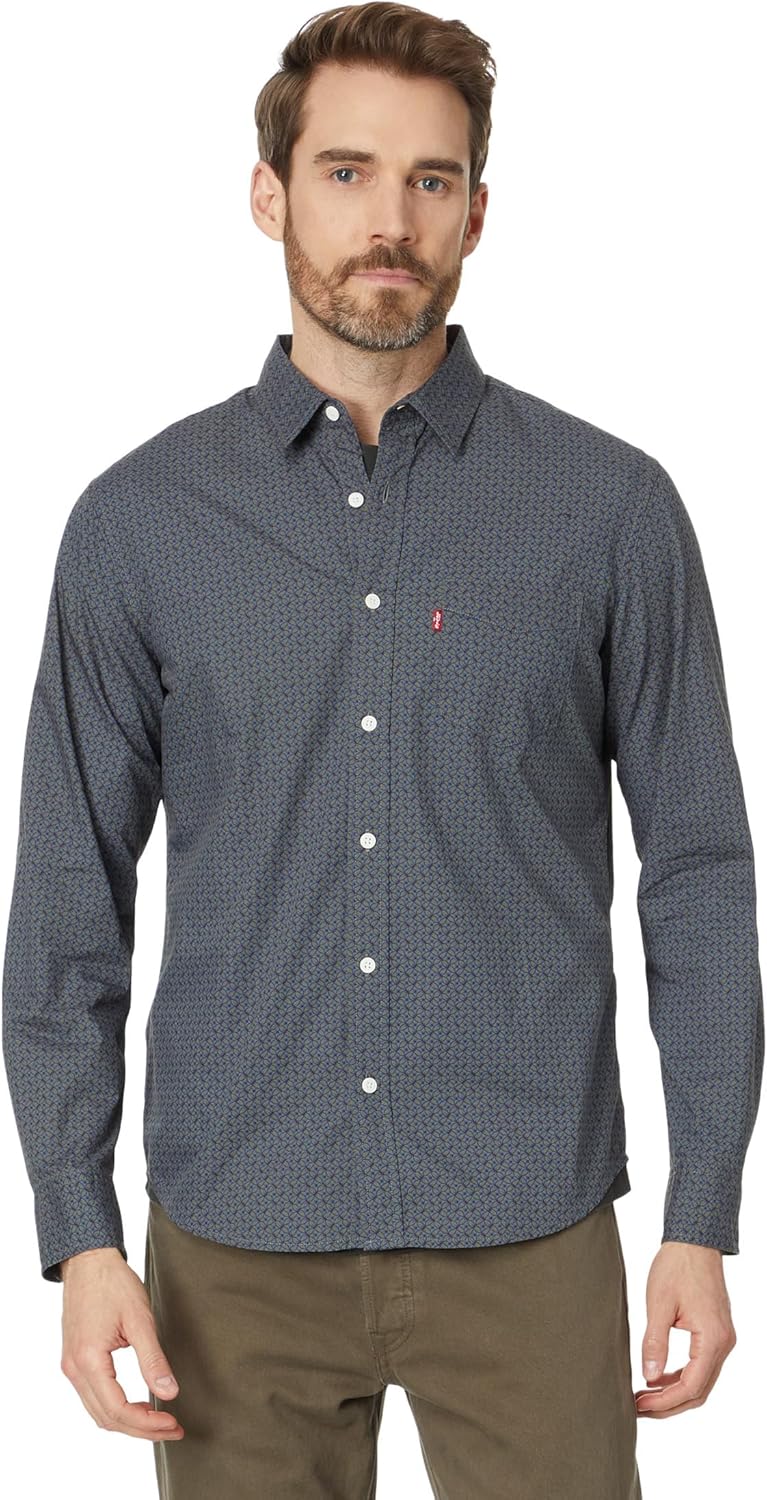 

Levi's Men's Classic One-Pocket Standard, Wrought Iron Burnt Olive