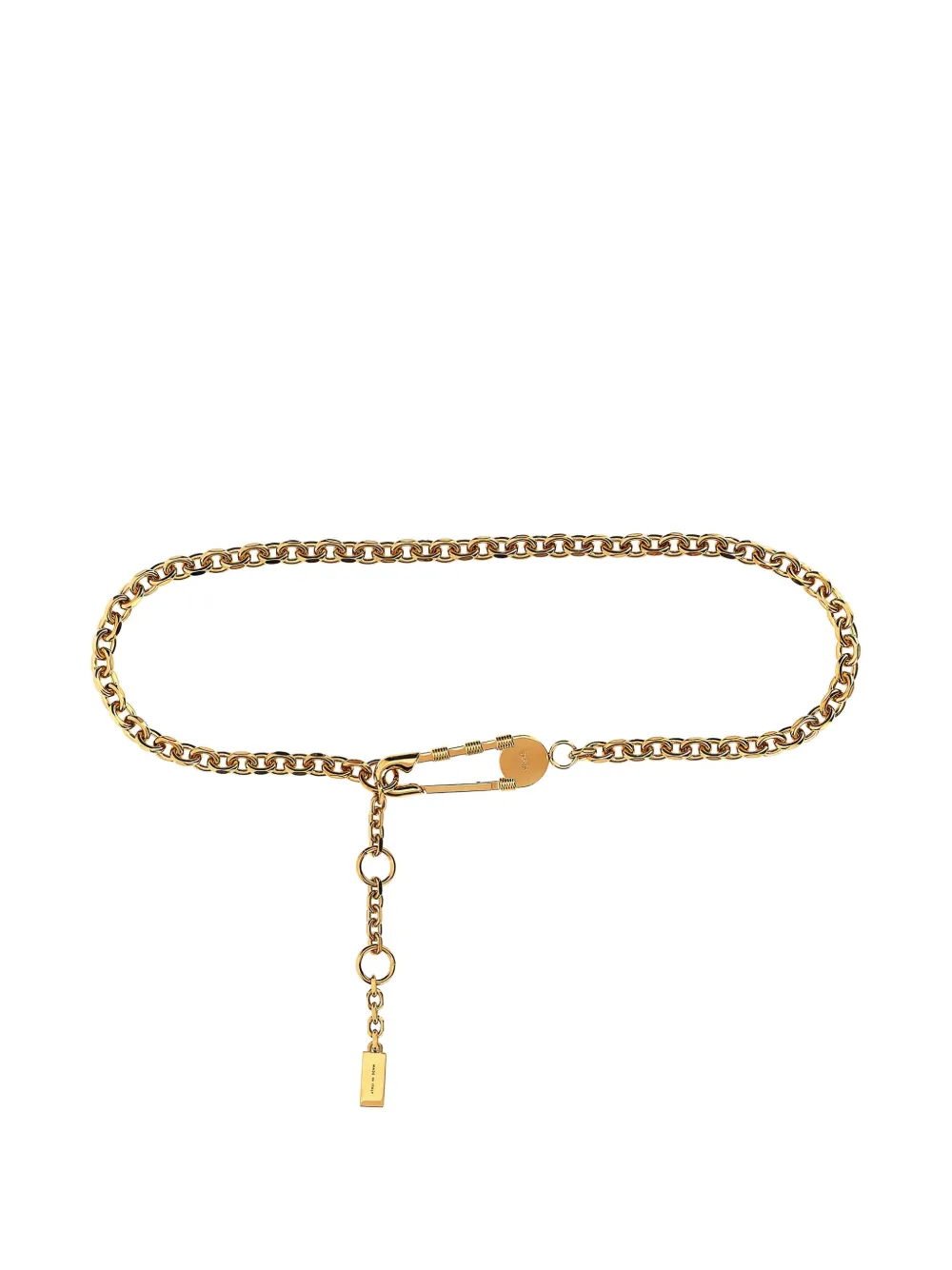 

Цепочный ремень с декором Safety Pin VERSACE, золотой