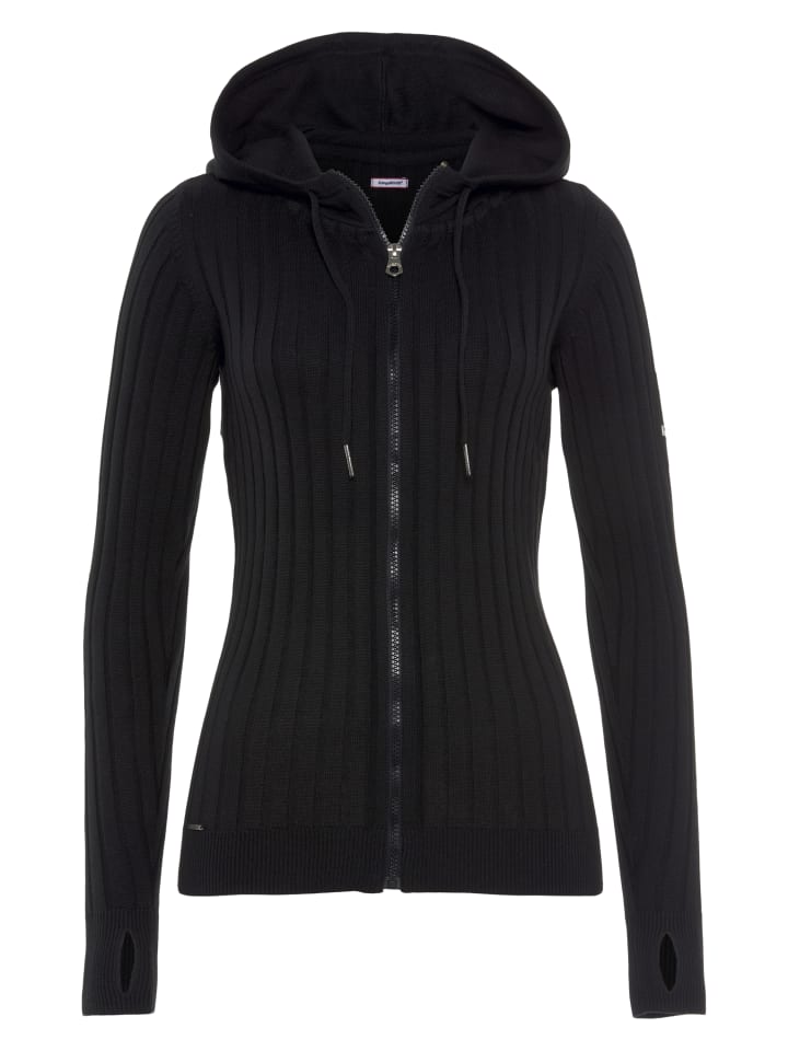 

кардиган с капюшоном черного цвета Kangaroos