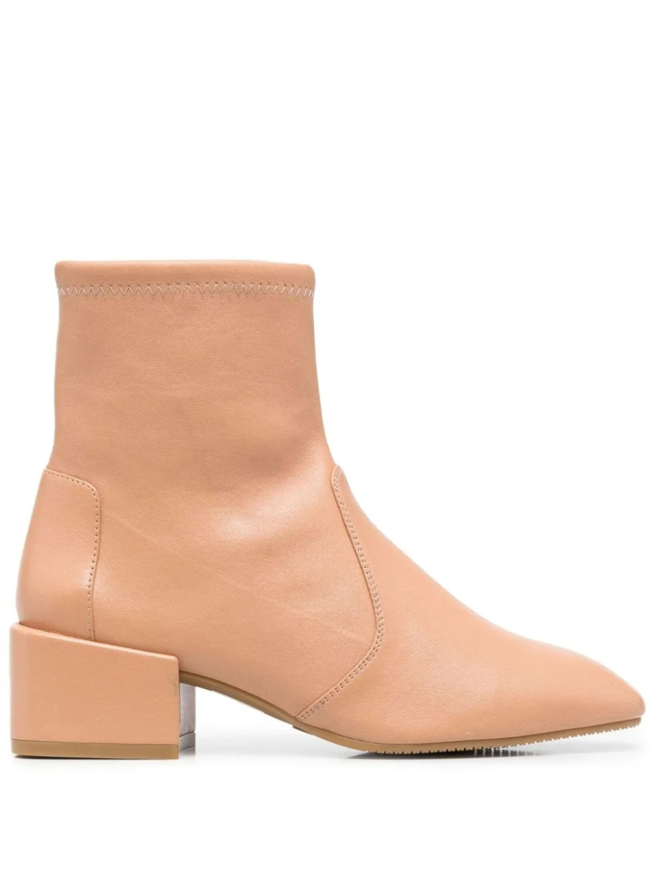 Stuart Weitzman ботинки на блочном каблуке, нейтральный